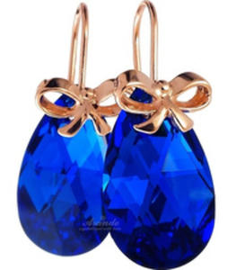 Kryształy kolczyki BLUE COMET RÓŻOWE ZŁOTO SREBRO - 2824150003