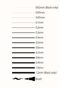 CIENKOPIS KRELARSKI 4600 MARVY UCHIDA brush - 2878014342