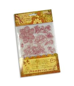 AKRYLOWY STEMPEL ZESTAW KWIATY 12,7x17,8 CM STAMPERIA - 2869465014