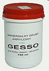 GRUNT AKRYLOWY TYPU GESSO 750 ML - 2869463680