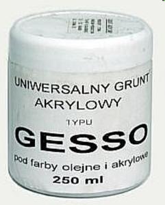 GRUNT AKRYLOWY TYPU GESSO 250 ML - 2869463681