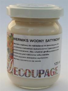 WERNIKS KOCOWY SATYNOWY DO DECOUPAGE 110ML. RENESANS - 2869463733