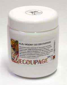 KLEJ WODNY DO DECOUPAGE 500 ML. RENESANS - 2869463875