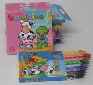 KREDKI WIECOWE BAMBINO 12 KOLORW ST MAJEWSKI - 2869464004
