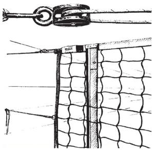 Siatka do siatkówki, turniejowa (Smash), z certyfikatem FIVB, polipropylenowa, gr. 3 mm,...