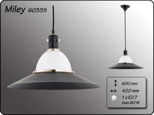 ALFA 60335 LAMPA WISZCA 1P MILEY BLACK Rabat w koszyku do 18% na cae zamwienie ! - 2872915366