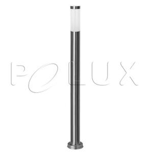 LAMPA OGRODOWA INOX POLUX LIVIA CIE014-100 TUBA WYSOKA SATYNOWA Rabat w koszyku do 18% na cae zamwienie ! - 2875024685