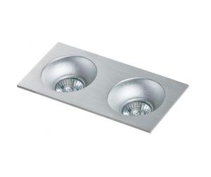 AZZARDO AZ1737 HUGO 2 DOWNLIGHT (ALUMINIUM) REFLECTOR NOT INCLUDED GM2203-ALU - arwki LED Gratis ! - 2868393609