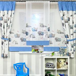 Komplet dekoracyjny do pokoju chopca BLUE LORRY - 2870899858