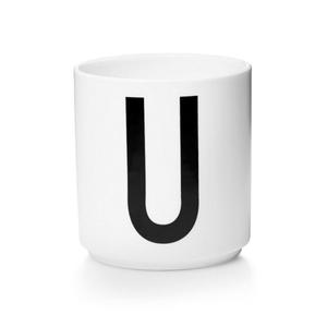 Design Letters AJ Vintage - Kubek Porcelanowy - Litera U - 2836214405