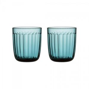 Iittala RAAMI Szklanki do Napojw 260 ml 2 Szt. Niebieskie - 2877728224