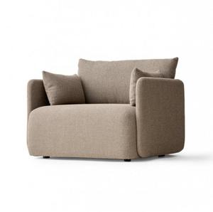 Menu OFFSET Sofa Pojedyncza - Tkanina Kvadrat Odcie Beowy - 2861537782