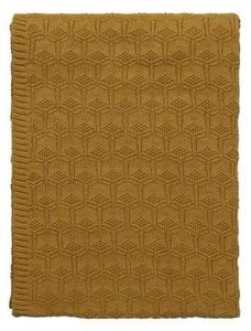 Sodahl DECO Baweniany Pled - Koc 130x170 cm Zoty Golden - 2861538873