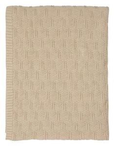 Sodahl DECO Baweniany Pled - Koc 130x170 cm Nude Rzowy - 2861538876