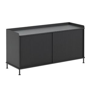 Muuto ENFOLD Komoda Niska 124 cm Czarna - 2861539179