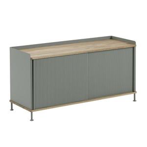 Muuto ENFOLD Komoda Niska 124 cm Zielona Dusty Green - 2861539180