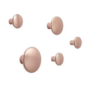 Muuto DOTS Wieszak Metalowy - Zestaw 5 Wieszakw - Rowy - 2861539277