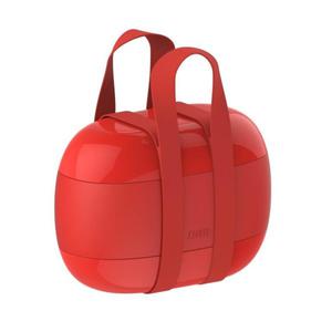 Alessi FOOD A PORTER Lunchbox - Pojemnik na Lunch - Czerwony - 2861540085