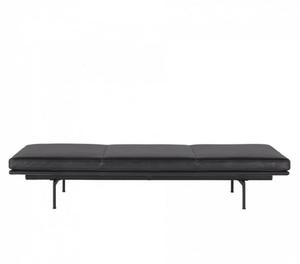 Muuto OUTLINE Leanka 200 cm Skra Czarna / Nogi Czarne - 2861540164