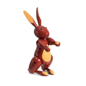 Kay Bojesen RABBIT Drewniana Figurka - Krlik - Czerwony - 2861542289