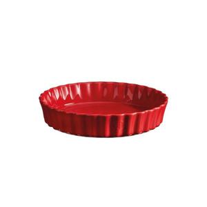 Emile Henry NATURAL CHIC Ceramiczna Forma do Tarty 24 cm Czerwona - 2861543163