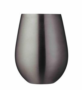 Lyngby Glass STEEL Stalowe Szklanki do Drinkw 550 ml 2 Szt. Czarne - 2862970903