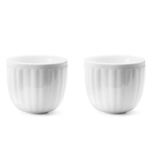 Georg Jensen BERNADOTTE Porcelanowy Kubek Termiczny / Czarki do Herbaty 200 ml 2 Szt. Biay - 2871563291