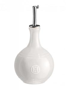 Emile Henry KITCHEN Ceramiczna Butelka do Oliwy, Octu 400 ml Biaa - 2872469842