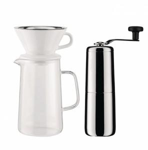 Alessi COFFEE Zestaw do Parzenia Slow Coffee / Dzbanek z Filtrem i Rczny Mynek do Kawy - 2876602425