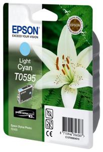 Orygina Tusz Epson T0595 do Stylus Photo R2400 | 13ml | light cyan - 2850335512