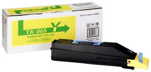 Orygina Toner Kyocera TK-865Y do TASKalfa 250ci/300ci | 12 000 str. | yellow - 2863029052