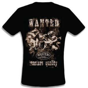 Masters Wanted Koszulka Muay Thai, Kickboxing T-shirt - czarna - 2822796378