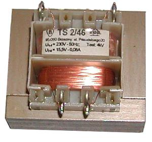 TRANSFORMATOR 15.5V/0.08A TS 2/46 - 2060685337