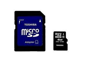 Karta pamici 4gb microSD z 1 adapterem SD Toshiba - 2060689523