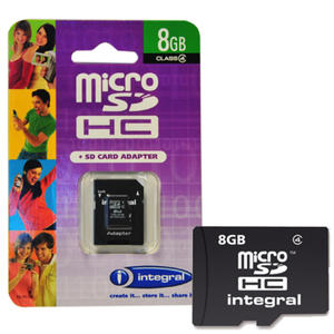 Karta pamici 8gb microSD z 1 adapterem Integra - 2060689870