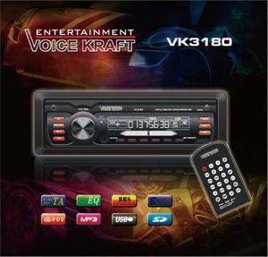 Radioodtwarzacz VK3180 MP3/USB/MMC/SD/AUX czerwony - 2060691000