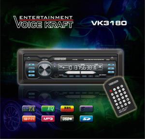 Radioodtwarzacz VK3180 MP3/USB/MMC/SD/AUX niebieski