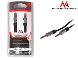 Przewd, kabel jack 3.5mm - jack 3.5mm 3m  Maclean MCTV-607 blister - 2060692176