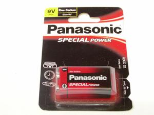 Bateria R-9V PANASONIC 6F22 9V - 2060683335