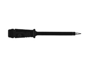 INSULATED TEST PROBE 4mm WITH SLENDER STAINLESS STEEL TIP / BLACK (PRÜF 2)