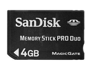 Karta pamici 4gb memory stick Pro Duo PSPMagicGate ScanDisc - 2060695513