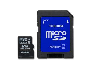 Karta pamici 8GB microSD z adapterem class 4 Toshiba - 2060695635