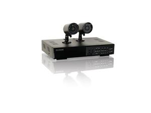 UNIWERSALNY ZESTAW DO MONITORINGU: H.264 DVR + 2 KAMERY IR + AKCESORIA + DYSK TWARDY 500GB