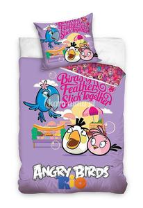 Pociel Angry Birds 160x200 5749 Fioletowa Carbotex