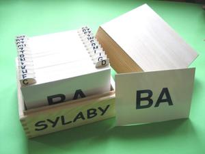 Sylaby - karty logopedyczne - 2861345020
