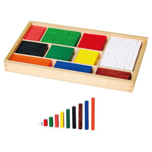 Klocki Cuisenaire'a do nauki liczenia - 308 elementw - 2867323712