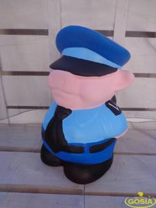 winka policjant skarbonka - figurka ceramiczna - 2848162364