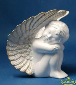 Amor duy skrzyda - figurka ceramiczna - 2858199737