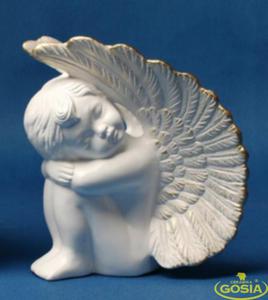 Amor duy skrzyda - figurka ceramiczna - 2858199738