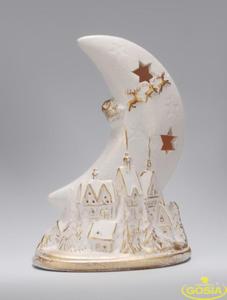 Ksiyc lampion - figurka ceramiczna - 2858199741